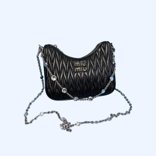 [ 미우미우 ] 나파레더 숄더백