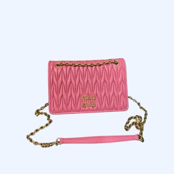 [ 미우미우 ] 마테라쎄 나파 가죽 미니백