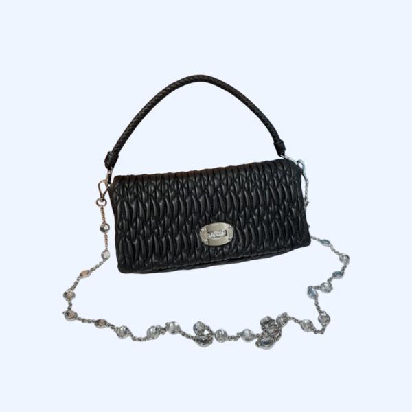 [ 미우미우 ] 크리스탈 클로케 숄더백