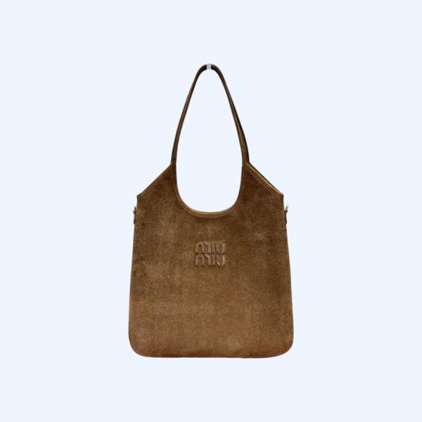 [ 미우미우 ] 스웨이드 아이비 토드백