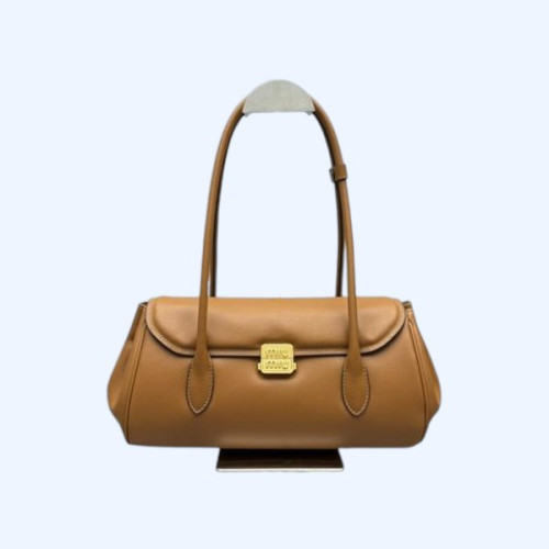 [ 미우미우 ] 레더 숄더백 라지