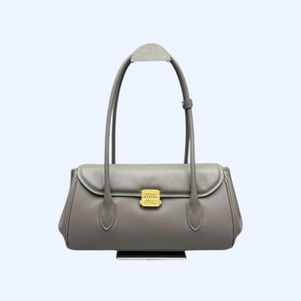 [ 미우미우 ] 레더 숄더백 라지