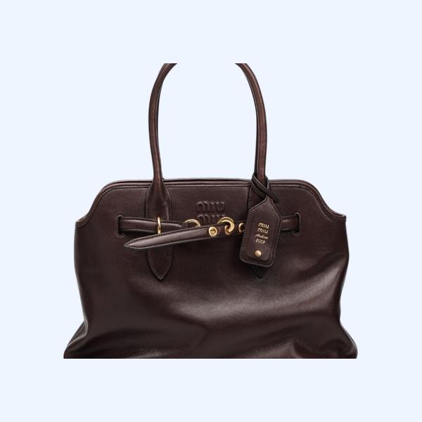 [ 미우미우 ] 아방뛰르 나파 가죽 미디엄 백