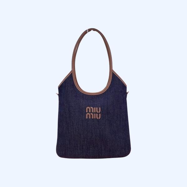 [ Miu Miu ] 미우미우 아이비 데님 토트백