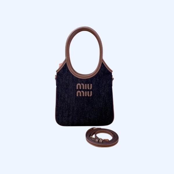 [ Miu Miu ] 미우미우 아이비 데님 토트백