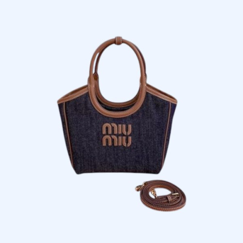 [ Miu Miu ] 미우미우 아이비 데님 토트백