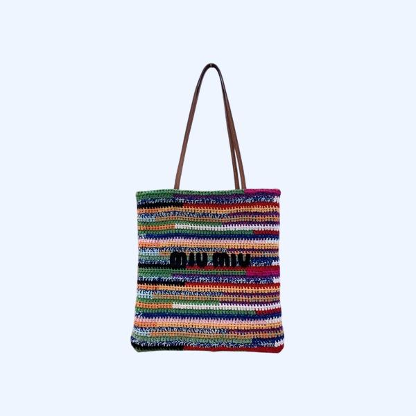 [ Miu Miu ] 미우미우 크로셰 토트백