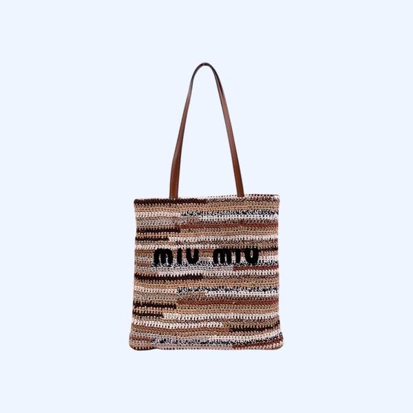 [ Miu Miu ] 미우미우 크로셰 토트백