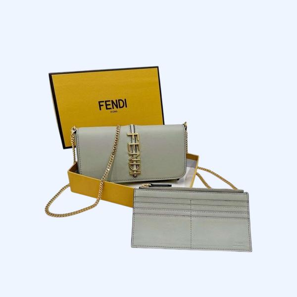 [Fendi] 펜디 그라피 체인 지갑
