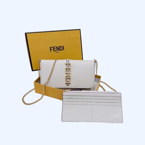[Fendi] 펜디 그라피 체인 지갑