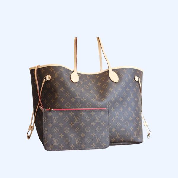 [ LV ] 네버풀 반둘리에 인사이드 아웃 모노그램 GM