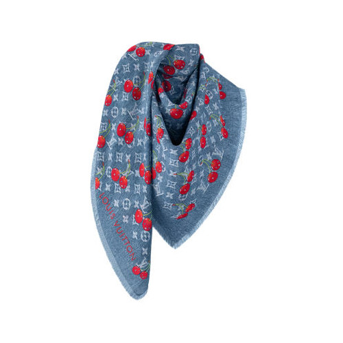 LV x TM 데님 세리즈 숄