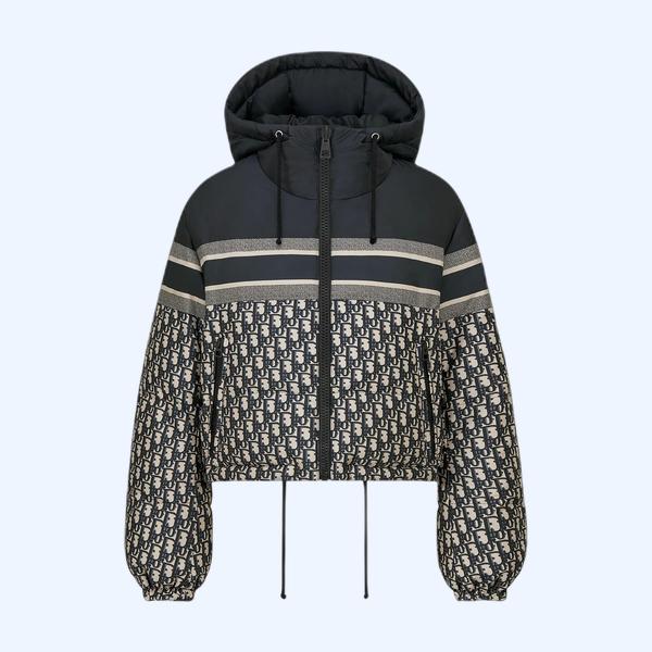 리버서블 크롭 푸퍼 재킷