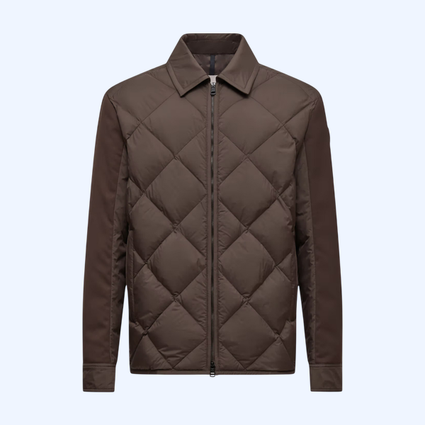 Aiguille 다이아몬드 퀼팅 다운 셔츠 재킷