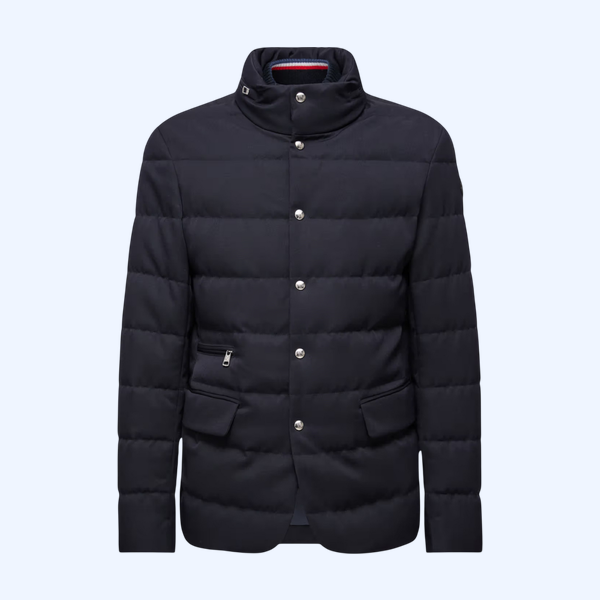 Bess 후드 울 쇼트 다운 재킷