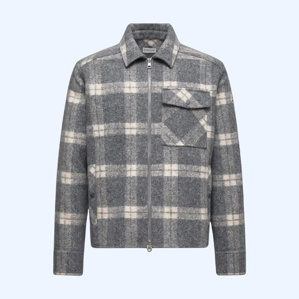 롱 슬리브 타탄 셔츠