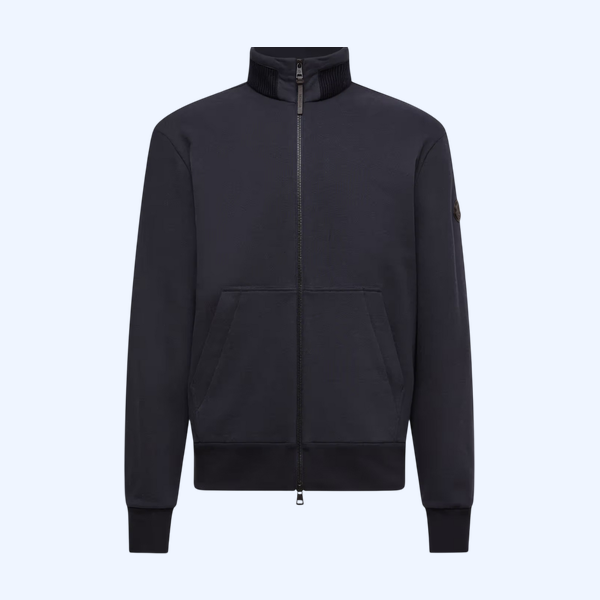 코튼 & 캐시미어 집업 스웨트셔츠