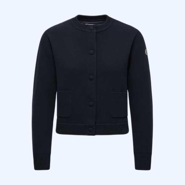 패딩 울 카디건