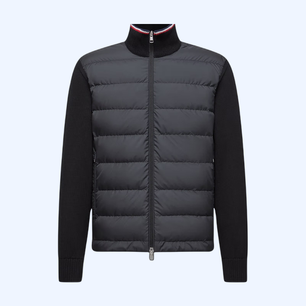 패딩 집업 코튼 카디건