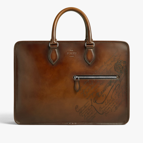 두 주르 스크리토 레더 브리프케이스