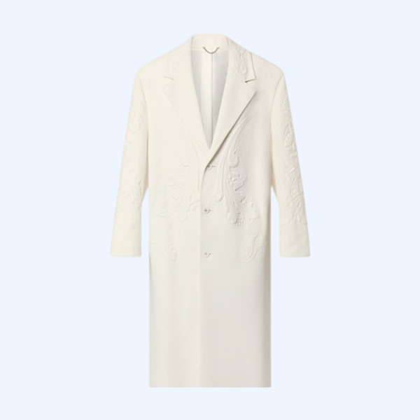 오너먼트 레더 코트