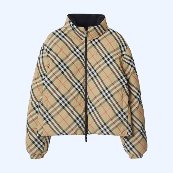 로고 쇼트 코트