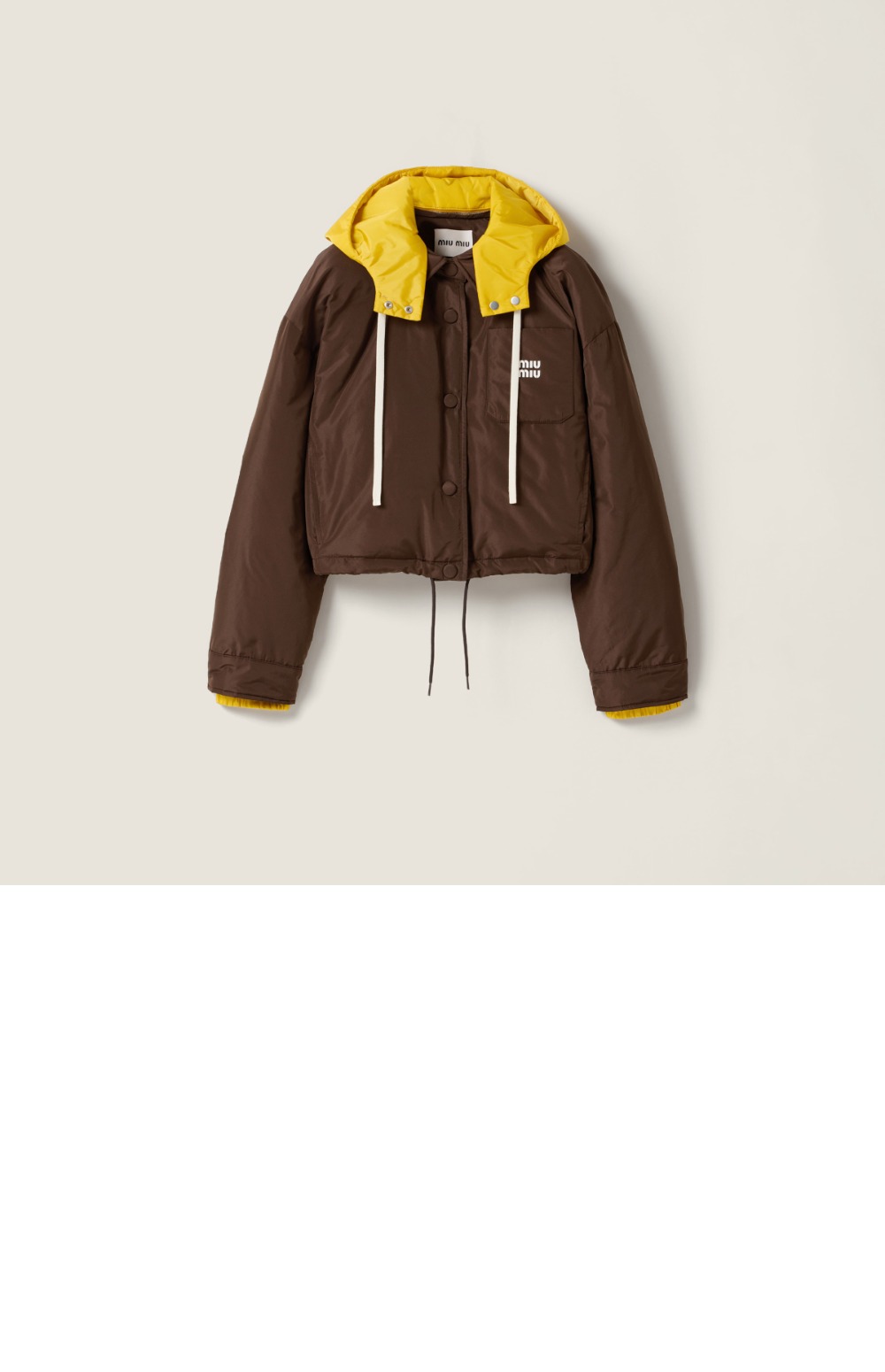 미러급레플리카사이트 | 명품레플리카 전문 쇼핑몰 | 딥퀄 - 테크니컬 퐁제 다운 후디 재킷 > 미우미우