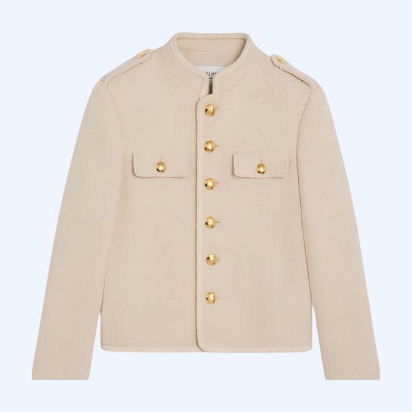 로고 쇼트 코트