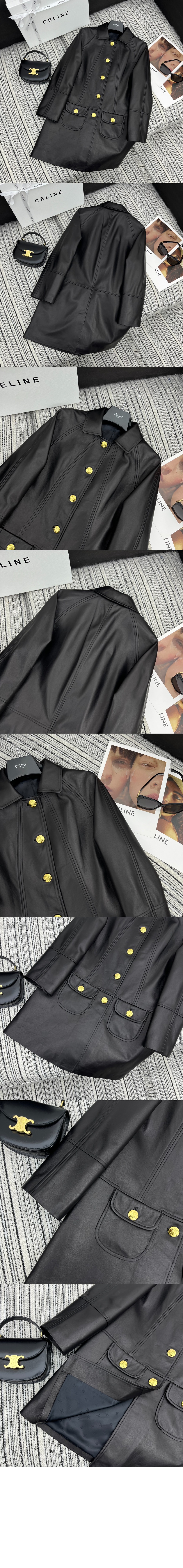 미러급레플리카사이트 | 명품레플리카 전문 쇼핑몰 | 딥퀄 - 클로딘 칼라 코트 소프트 램스킨 > 셀린느