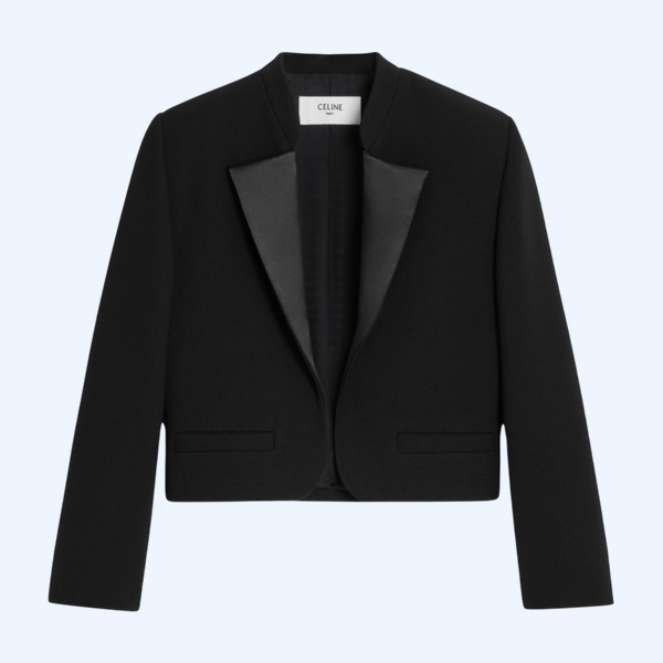 더블 크레이프 새틴 재킷