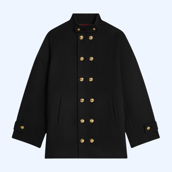 에그 코트 더블 페이스 울