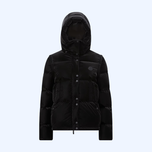 후드 쇼트 다운 재킷