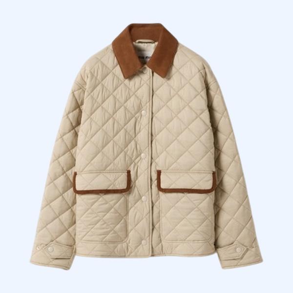 퀼팅 테크니컬 퐁제 블루종