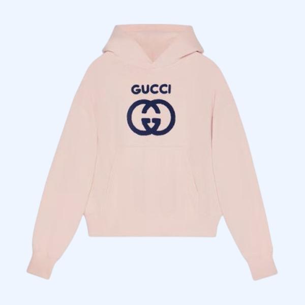 자수 코튼 저지 후드 (2color)