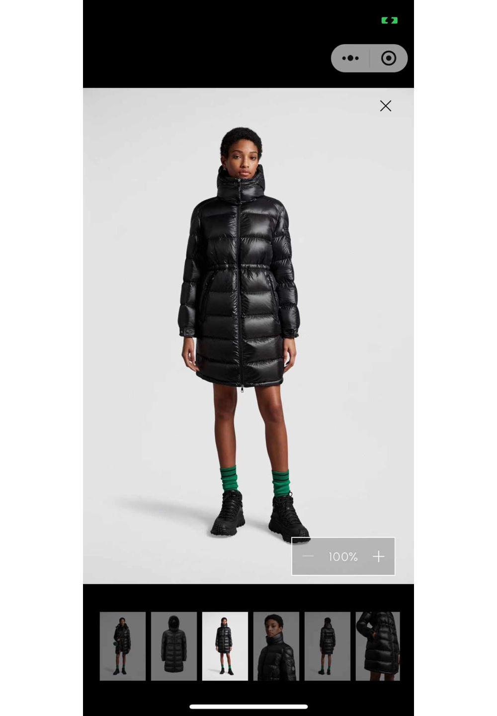 패딩 모델 착용 이미지-S3L19