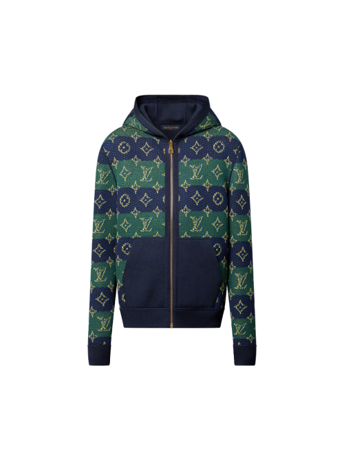 모노그램 더블 페이스 리버서블 후디