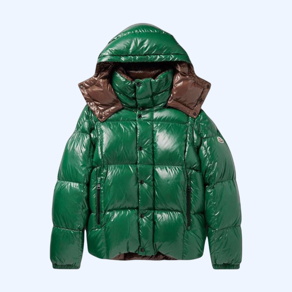 몽클레어 PARANA LOGOAPPLIQUED 퀼팅 나일론 후드