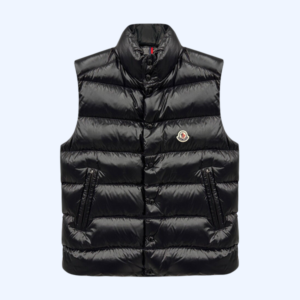 몽클레어 로고 패치 티브 패딩 조끼