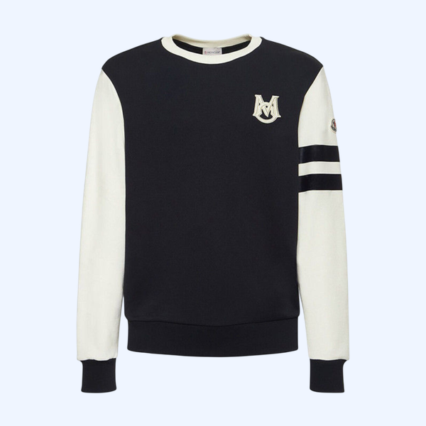 몽클레어 아르키비오 스트라이프 컬러블록 스웨트셔츠