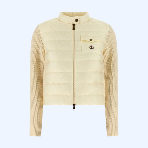 몽클레르 숏 패디드 가디건