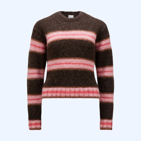 몽클레어 여성 모헤어 크루넥 니트