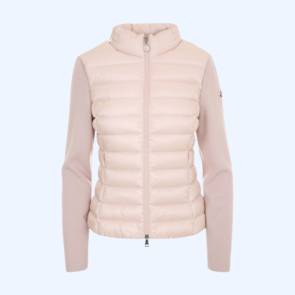 몽클레어 패딩 울 믹스 집업 가디건