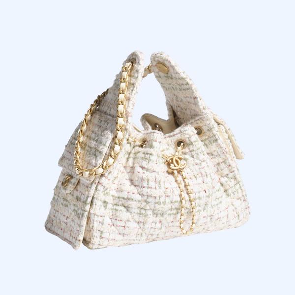 CHANEL 25 미디엄 백 에크루