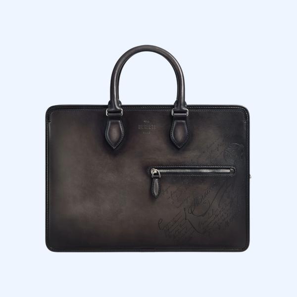 원 주르 스크리토 레더 브리프케이스