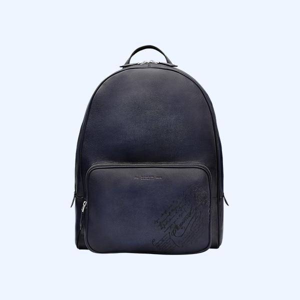 타임 오프 스크리토 스와이프 레더 백팩