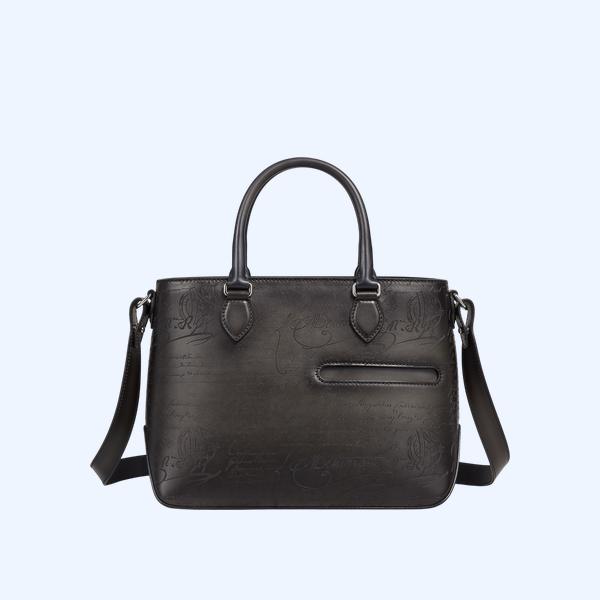 투주르 XS 스크리토 레더 토트 백