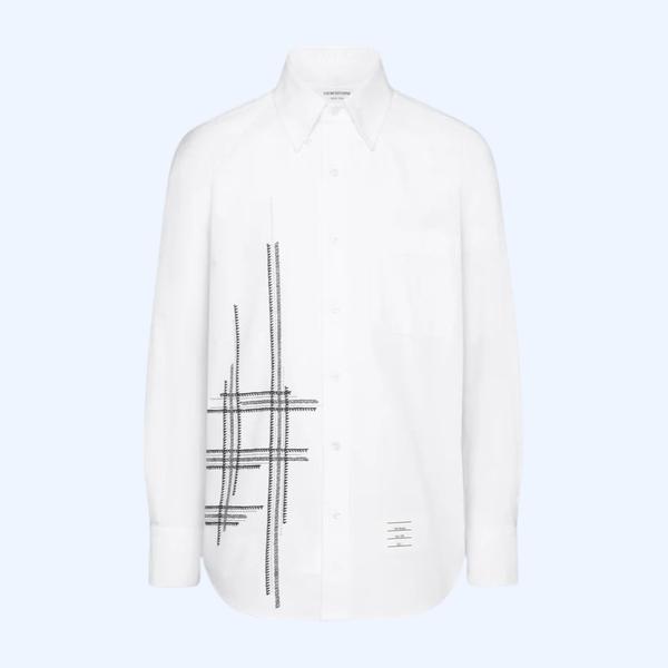 옥스포드 스트레이트 핏 셔츠