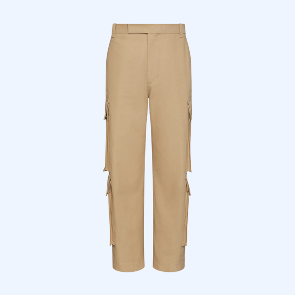 워시드 코튼 유틸리티 치노 카고 팬츠