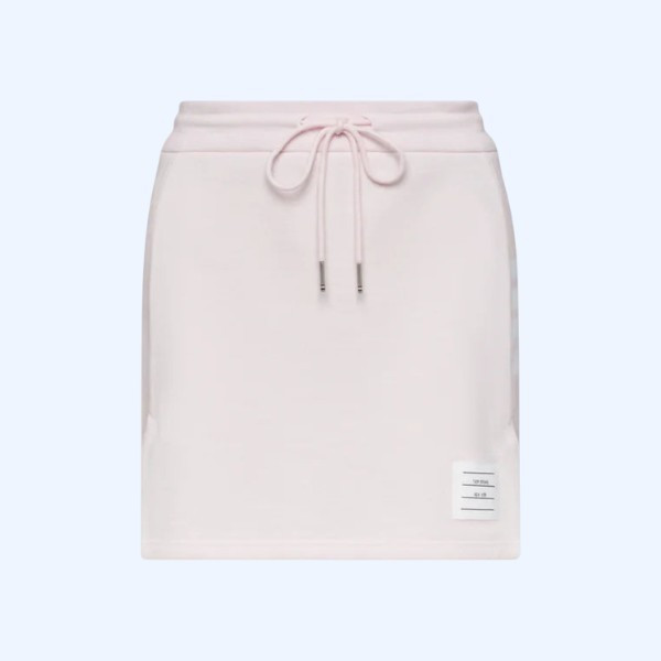 클래식 4-바 저지 미니 스커트