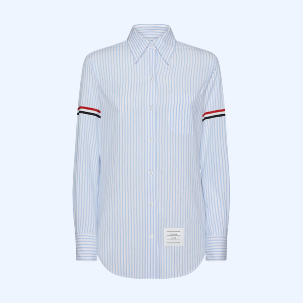 클래식 코튼 암밴드 셔츠